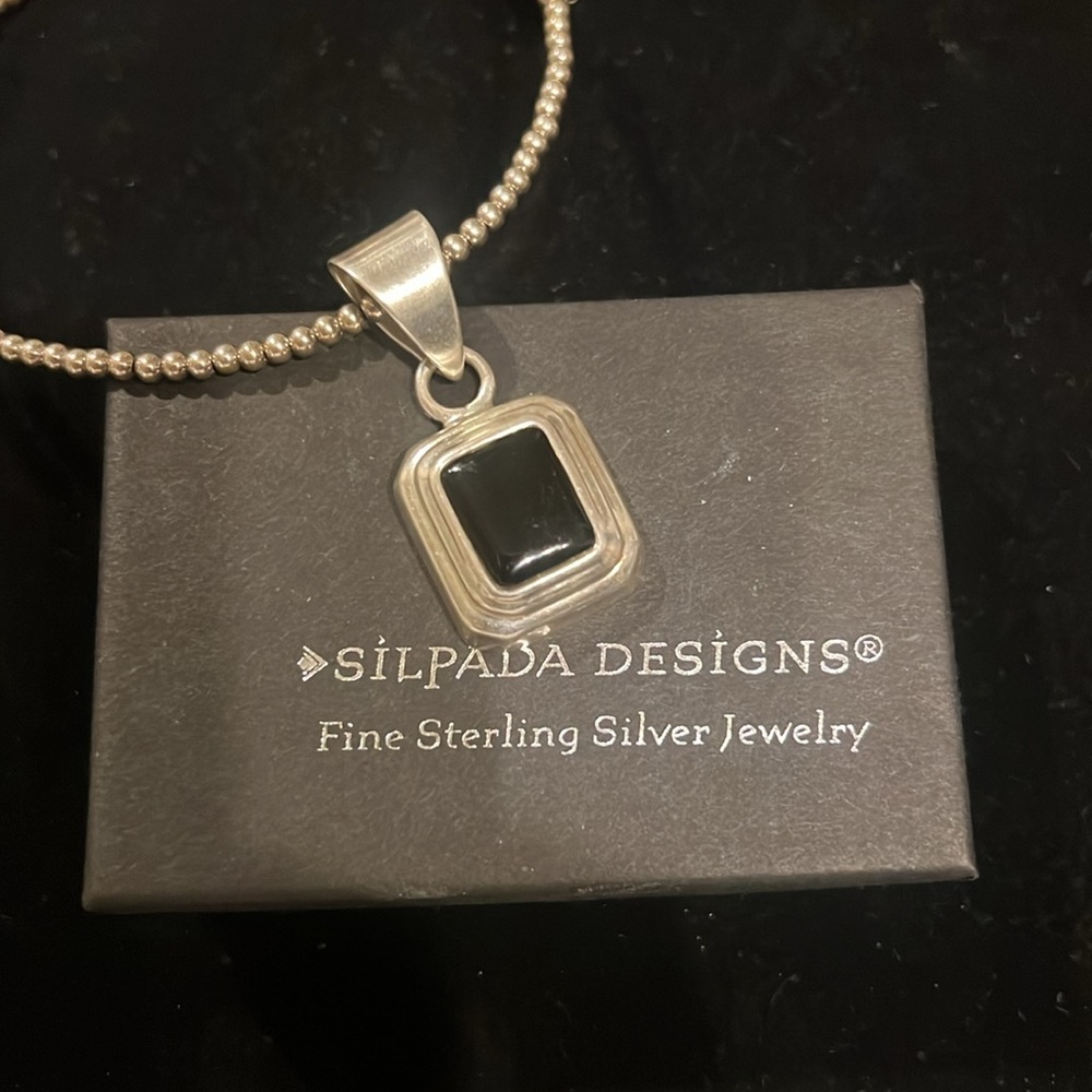 Silpada Black Onyx Pendant